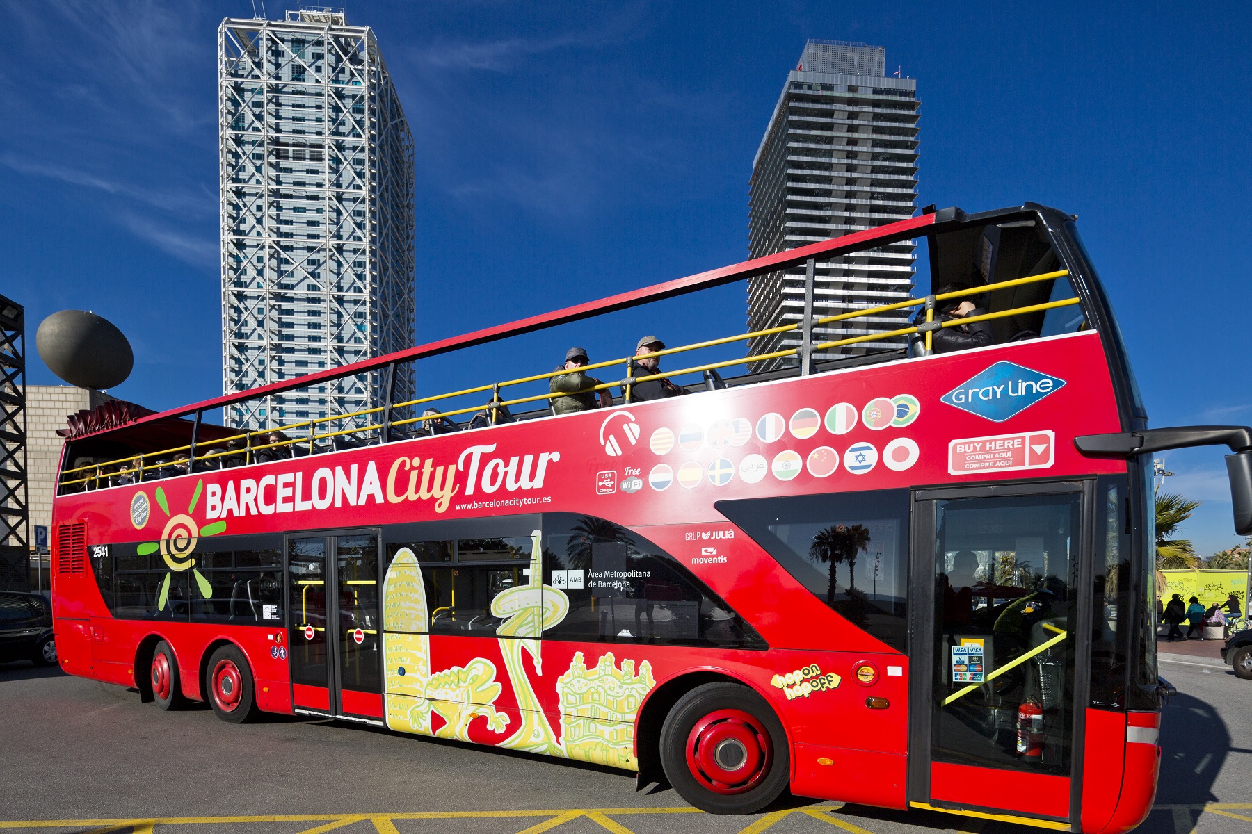 city sightseeing barcelona hop on hop off bus tour